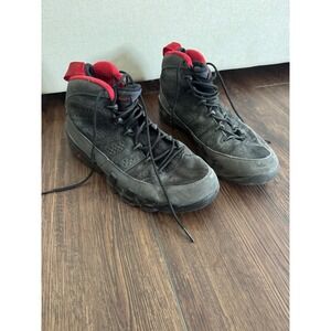 Air Jordan 9 IX Retro Black Red Basketball Mens Sz 9‎